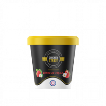Glace creme de fraise